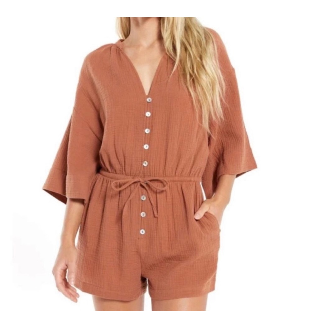 Women’s Z Supply Short Sleeve Romper S